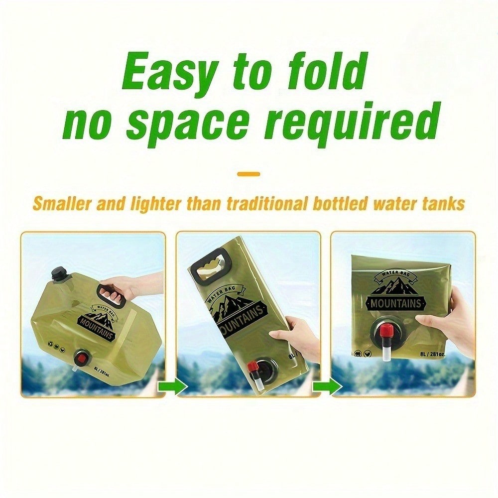 2.11 Gallon Portable Water Jug - Water Bag Collapsible 评论和价格