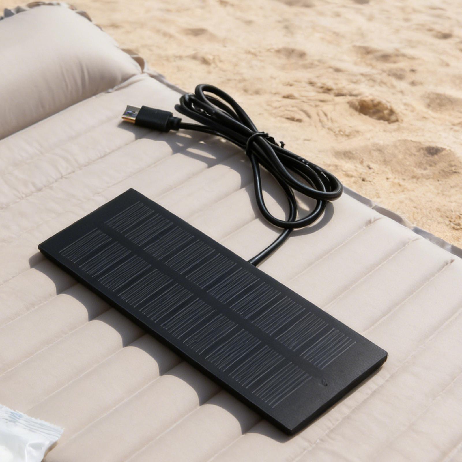 5V 3.7-5W Portable Solar Panel - Solar Emergency Charger 评论和价格