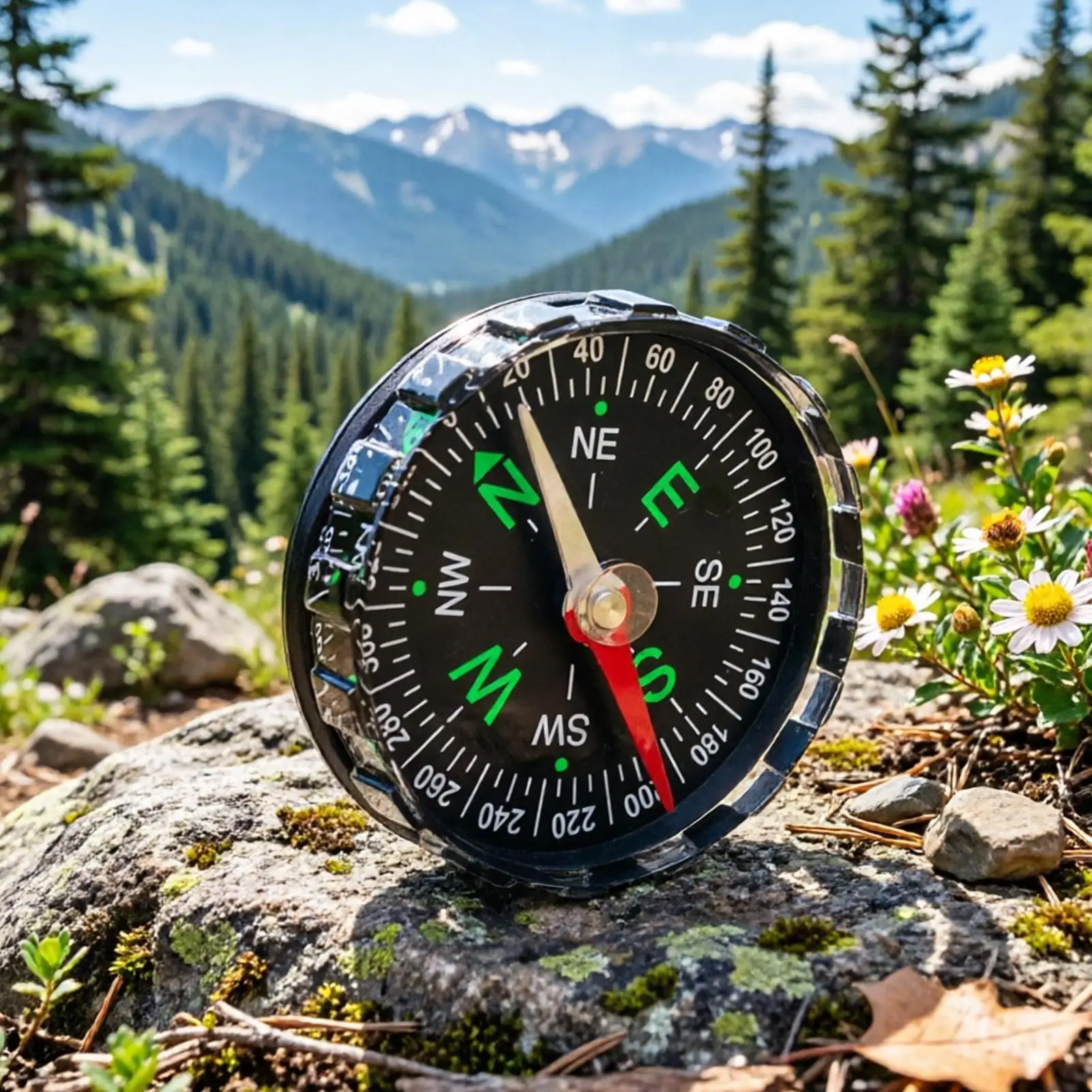 Portable Magnetic Pocket Compa - Compass Lensatic 评论和价格