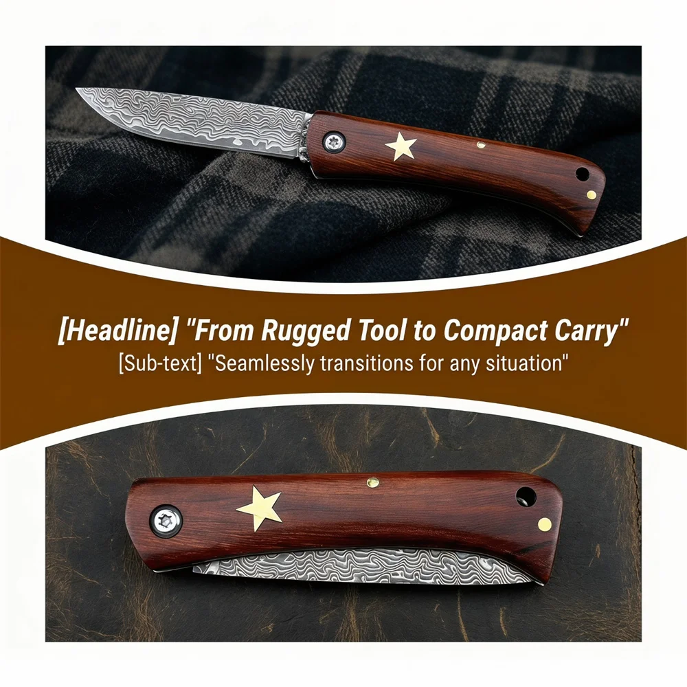 EDC Folding Pocket Knife, Prem - Bushcraft Knife Fixed 评论和价格